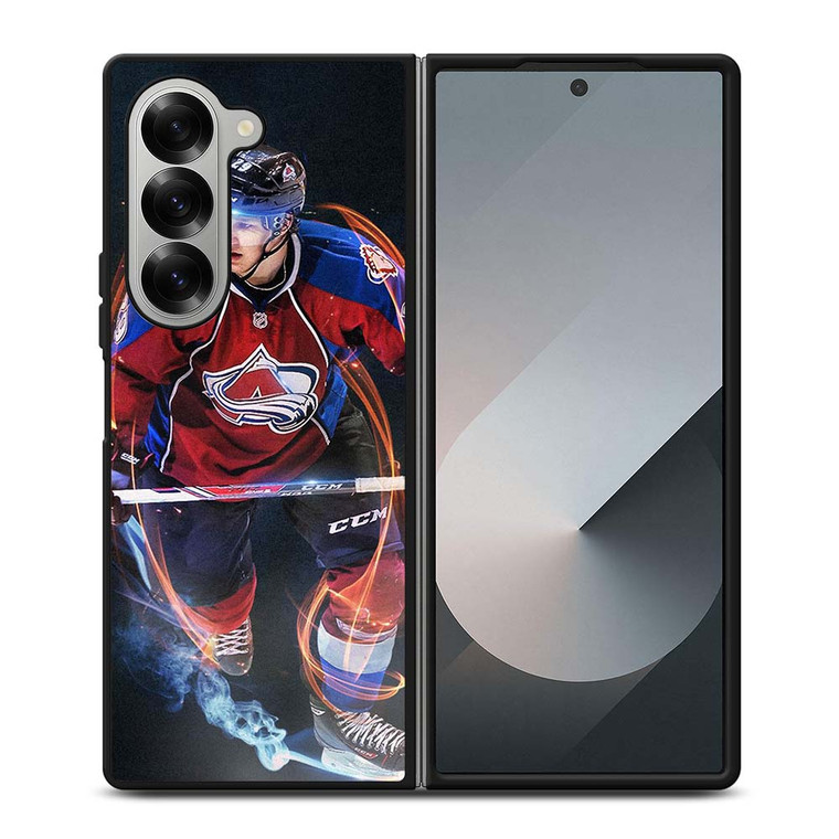 COLORADO AVALANCHE NATHAN MACKINNON Samsung Galaxy Z Fold 6 Case Cover