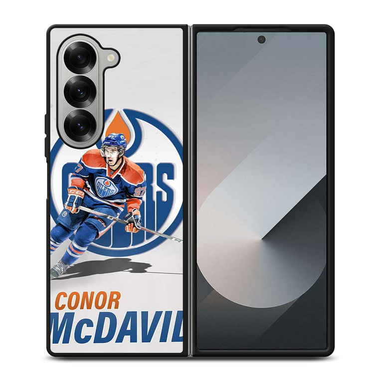 CONNOR MCDAVID EDMONTON OILERS Samsung Galaxy Z Fold 6 Case Cover