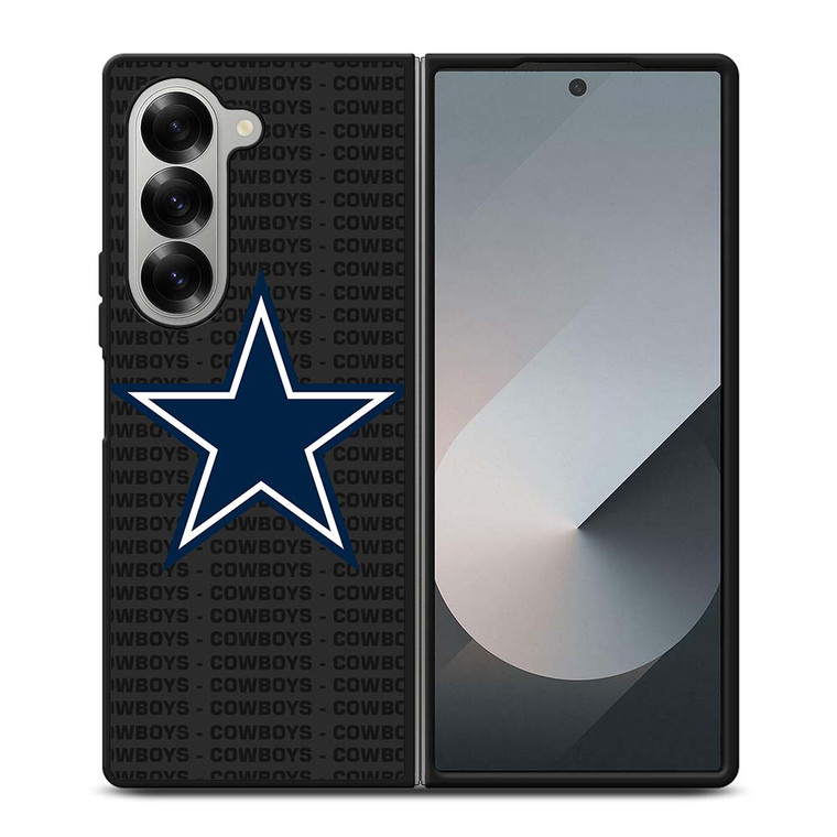DALLAS COWBOYS FOOTBALL TEXT Samsung Galaxy Z Fold 6 Case Cover