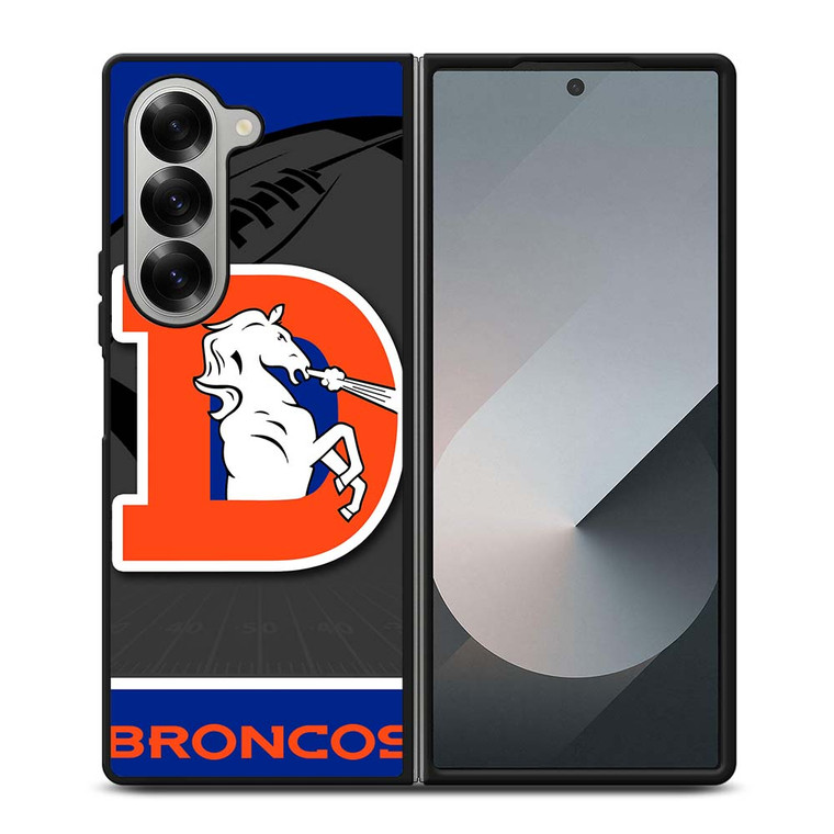 DENVER BRONCOS NFL TEAM Samsung Galaxy Z Fold 6 Case Cover