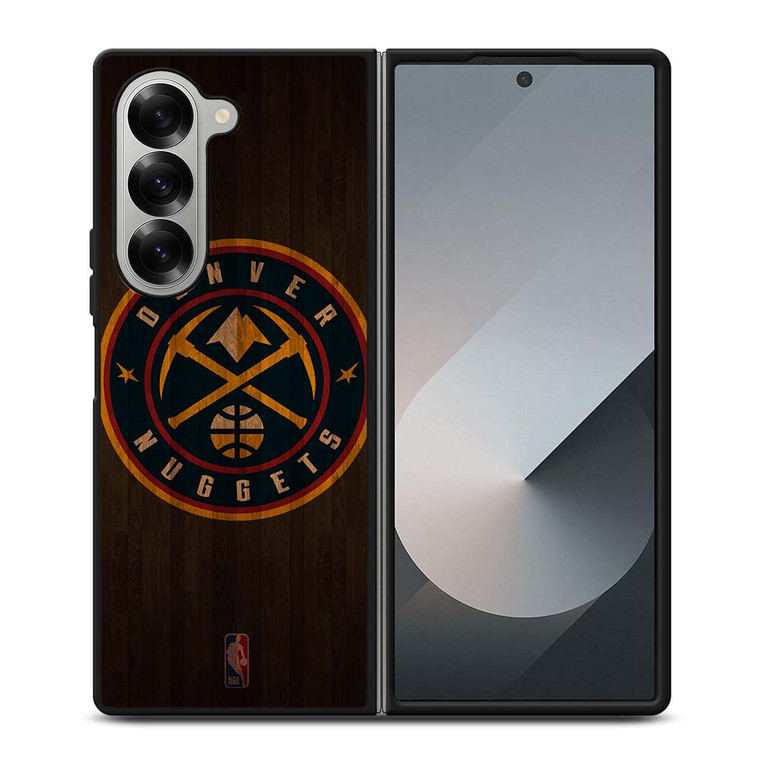 DENVER NUGGETS BASKETBALL COURT NBA Samsung Galaxy Z Fold 6 Case Cover