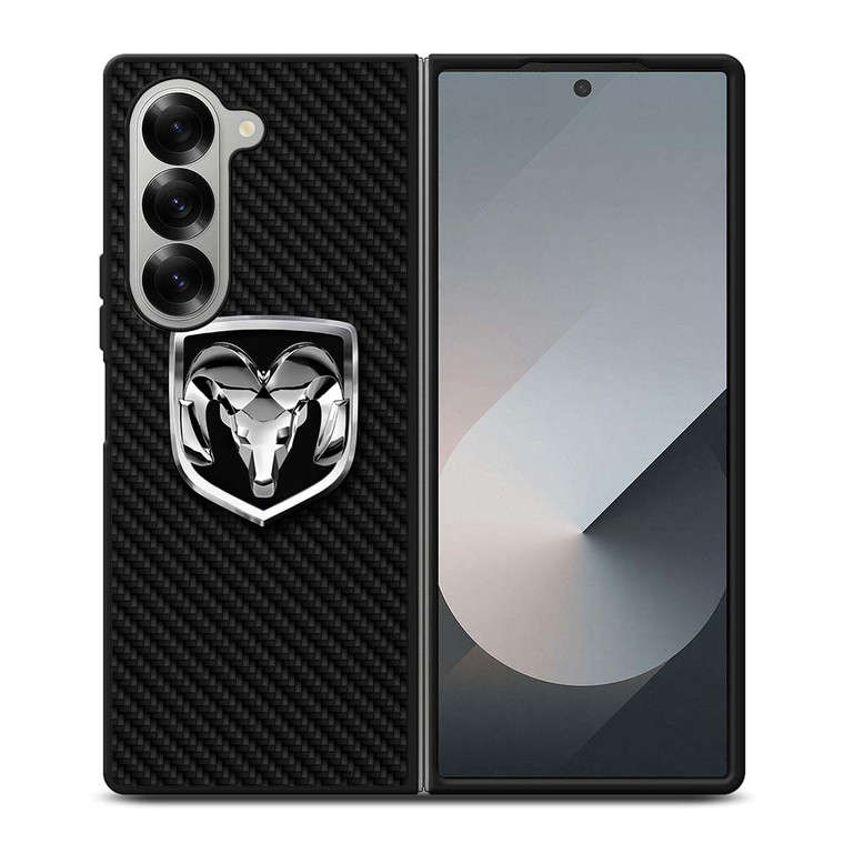 DODGE RAM CARBON FIBER Samsung Galaxy Z Fold 6 Case Cover