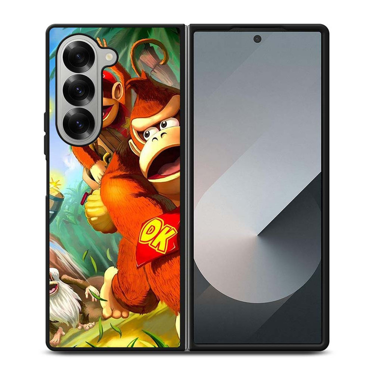 DONKEY KONG NINTENDO GAMES 4 Samsung Galaxy Z Fold 6 Case Cover
