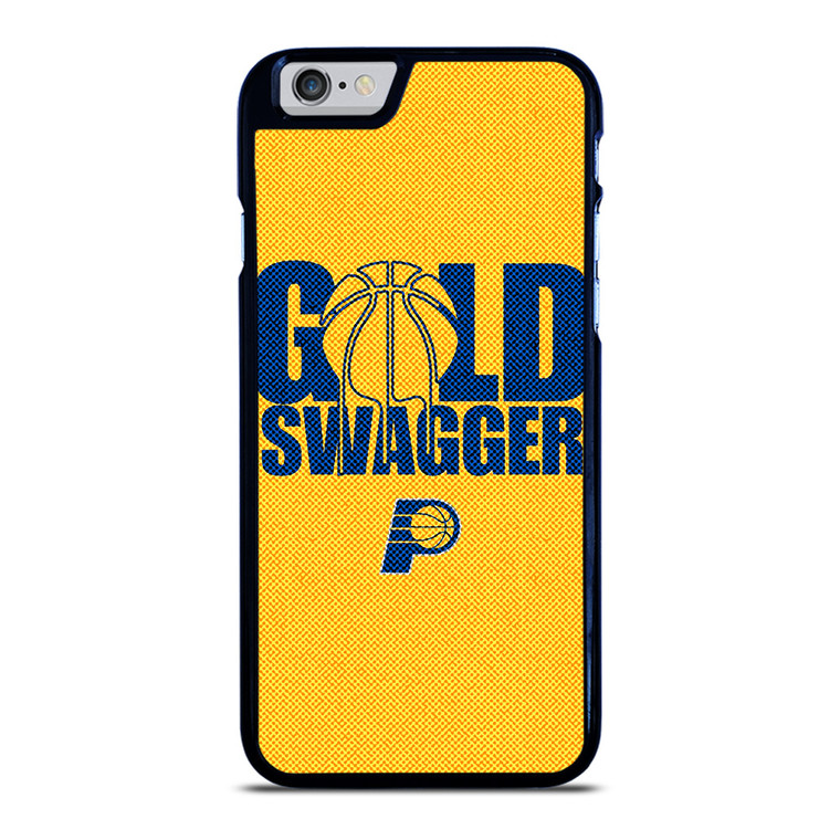 INDIANA PACERS NBA BASKETBALL GOLD SWAGGER iPhone 6 / 6S Case Cover