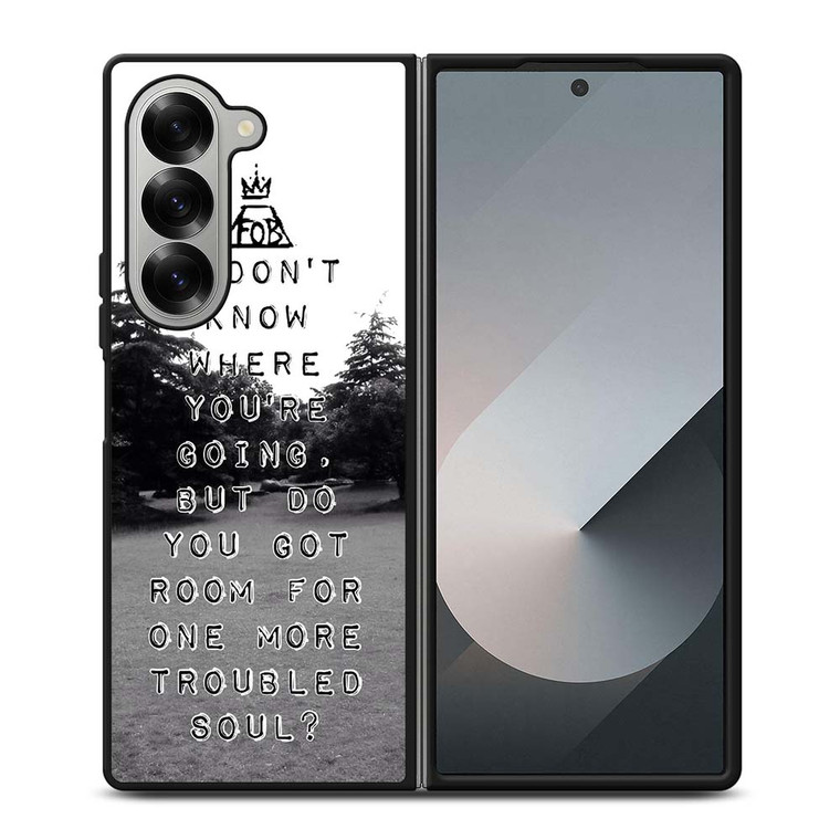 FALL OUT BOYS QUOTES Samsung Galaxy Z Fold 6 Case Cover