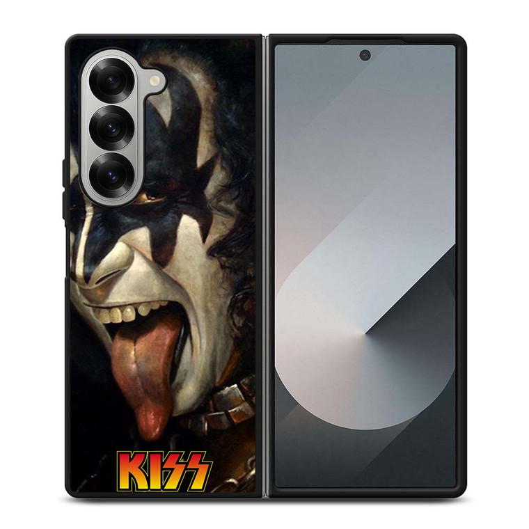 GENE SIMMONS TONGUE OUT KISS BAND Samsung Galaxy Z Fold 6 Case Cover