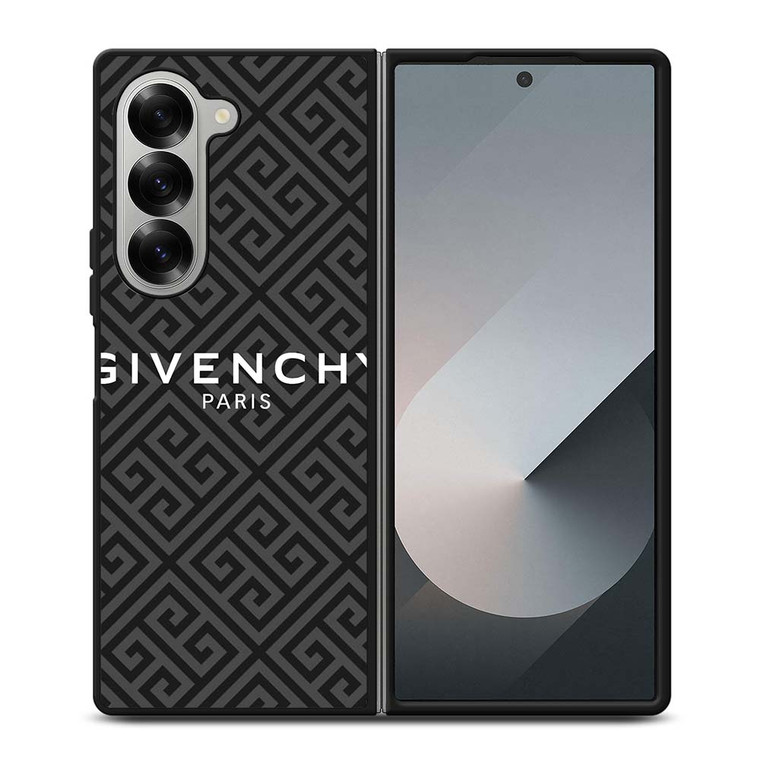GIVENCHY PARIS LOGO PATTERN Samsung Galaxy Z Fold 6 Case Cover