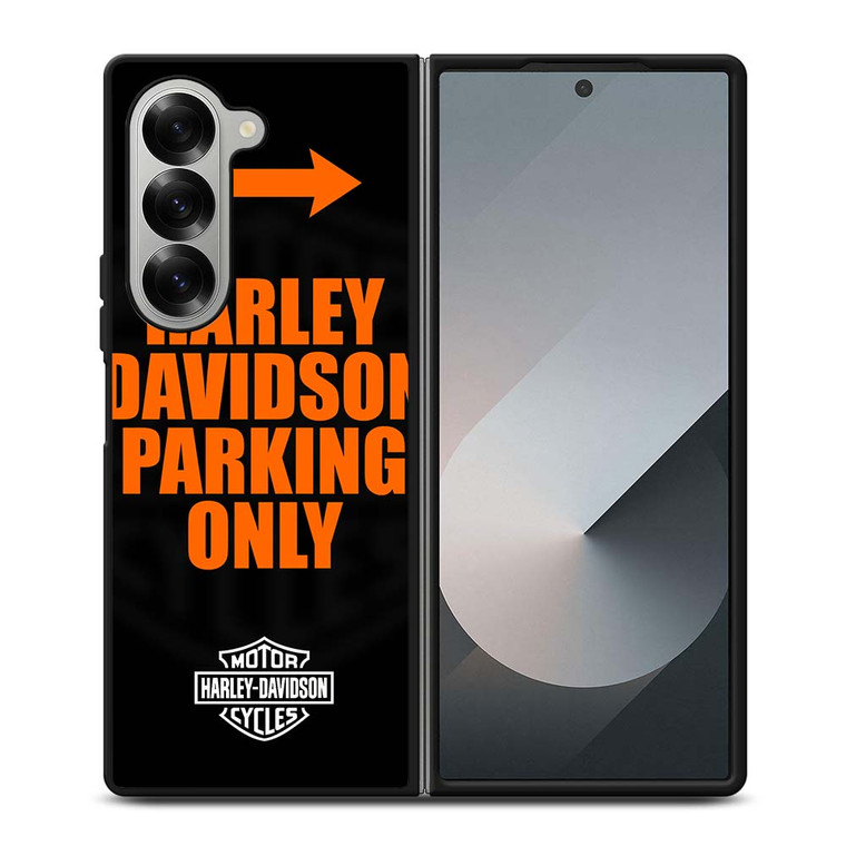 HARLEY DAVIDSON PARKING ONLY Samsung Galaxy Z Fold 6 Case Cover