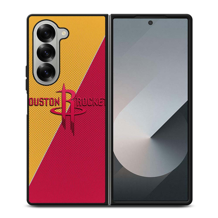 HOUSTON ROCKETS NBA BASKETBALL LOGO Samsung Galaxy Z Fold 6 Case Cover