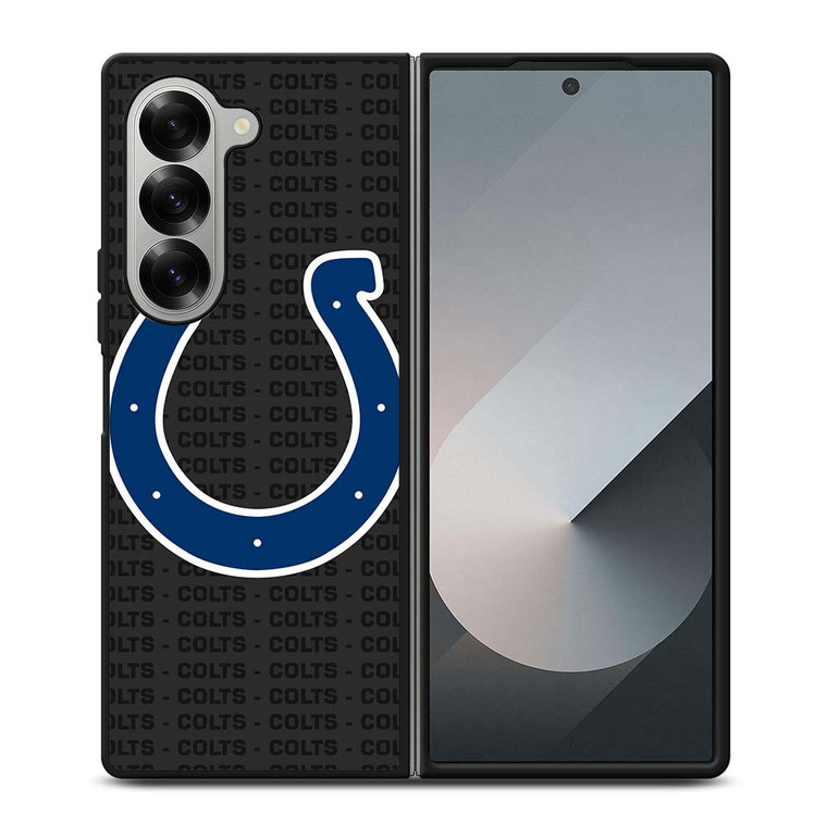 INDIANAPOLIS COLTS FOOTBALL TEXT Samsung Galaxy Z Fold 6 Case Cover
