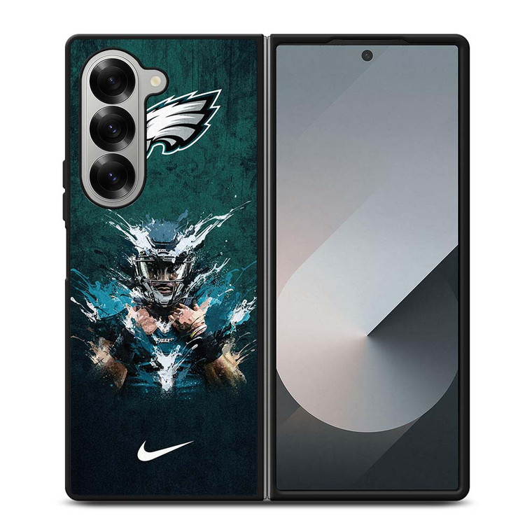 JALEN HURTS PHILADELPHIA EAGLES Samsung Galaxy Z Fold 6 Case Cover