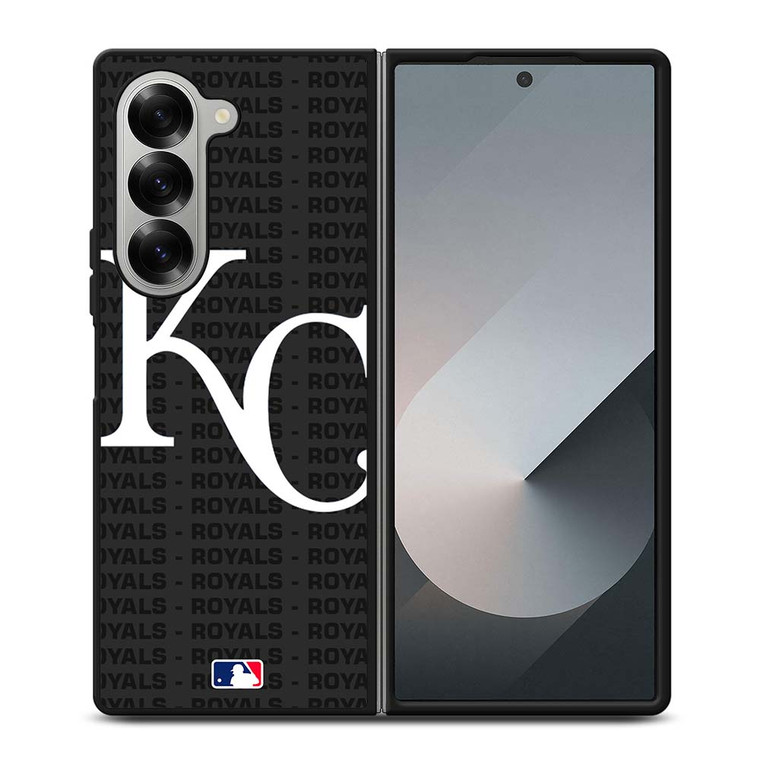 KANSAS CITY ROYALS BASEBALL BLACK Samsung Galaxy Z Fold 6 Case Cover