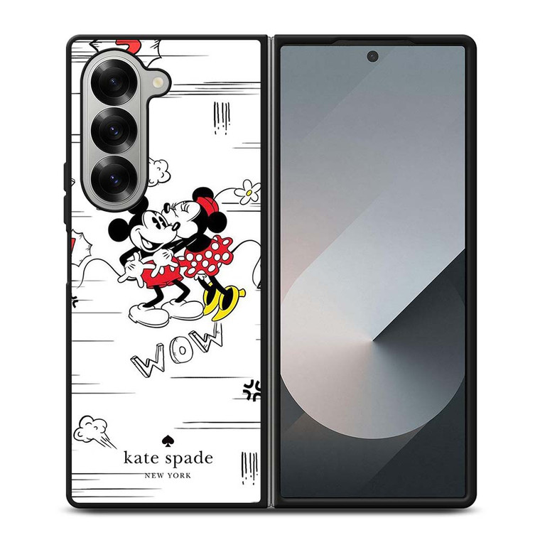 KATE SPADE NEW YORK LOGO X MICKEY MINNIE MOUSE DISNEY Samsung Galaxy Z Fold 6 Case Cover