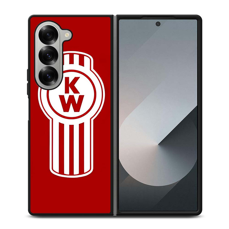 KENWORTH TRUCK RED LOGO Samsung Galaxy Z Fold 6 Case Cover
