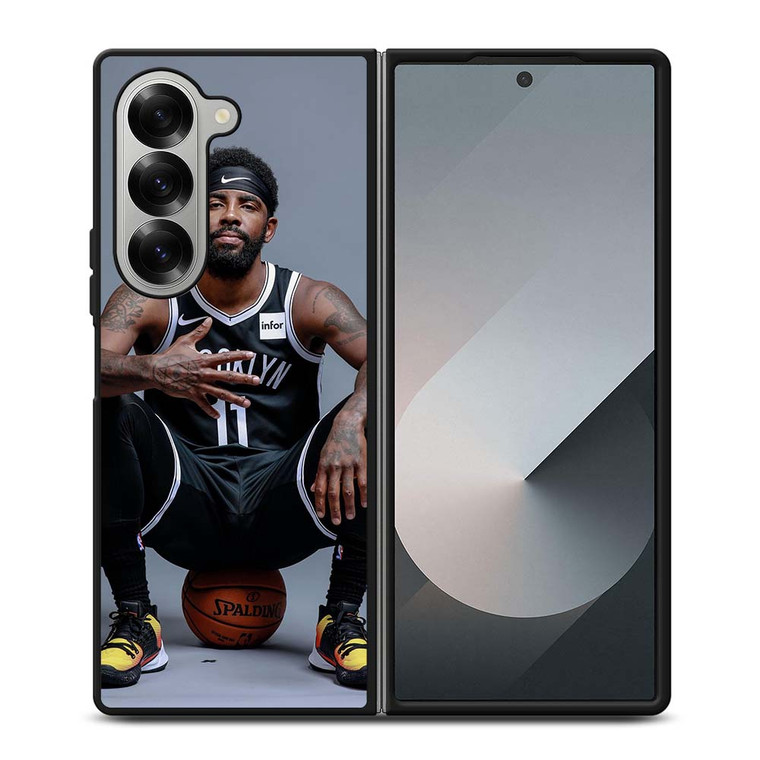 KYRIE IRVING BROOKLYN NETS NIKE 2 Samsung Galaxy Z Fold 6 Case Cover