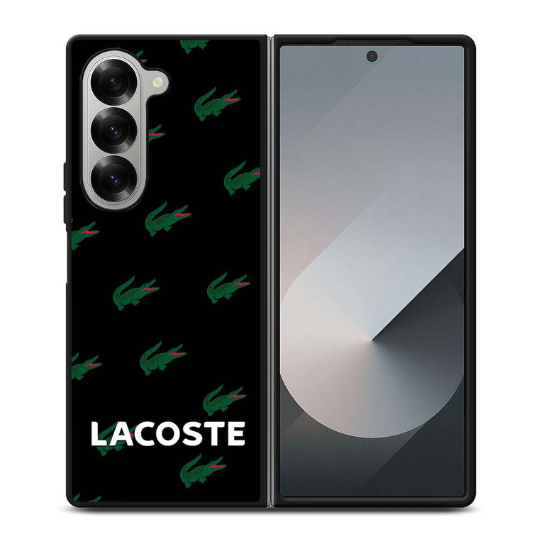 LACOSTE LOGO PATTERN Samsung Galaxy Z Fold 6 Case Cover