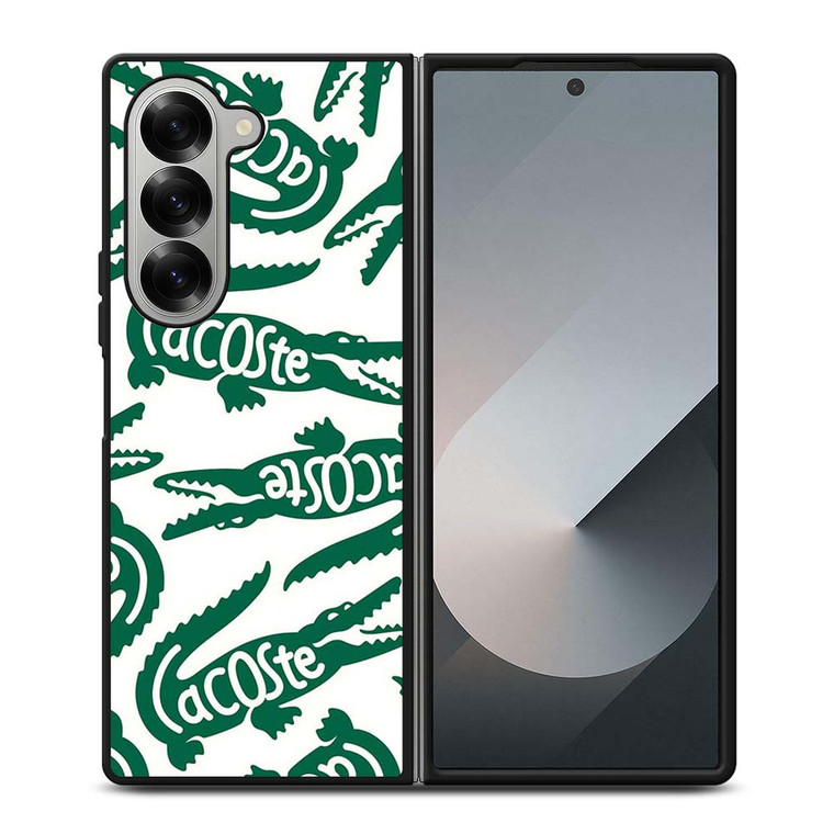 LACOSTE PATTERN Samsung Galaxy Z Fold 6 Case Cover