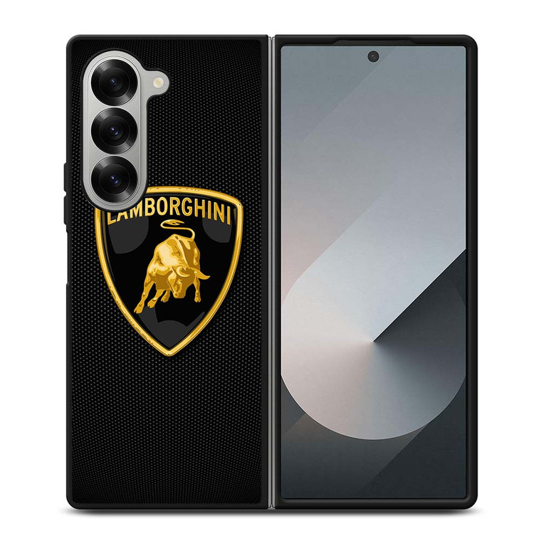 LAMBORGHINI CARBON FIBER Samsung Galaxy Z Fold 6 Case Cover