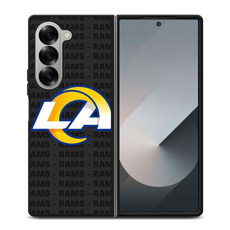 LOS ANGELES RAMS FOOTBALL TEXT Samsung Galaxy Z Fold 6 Case Cover