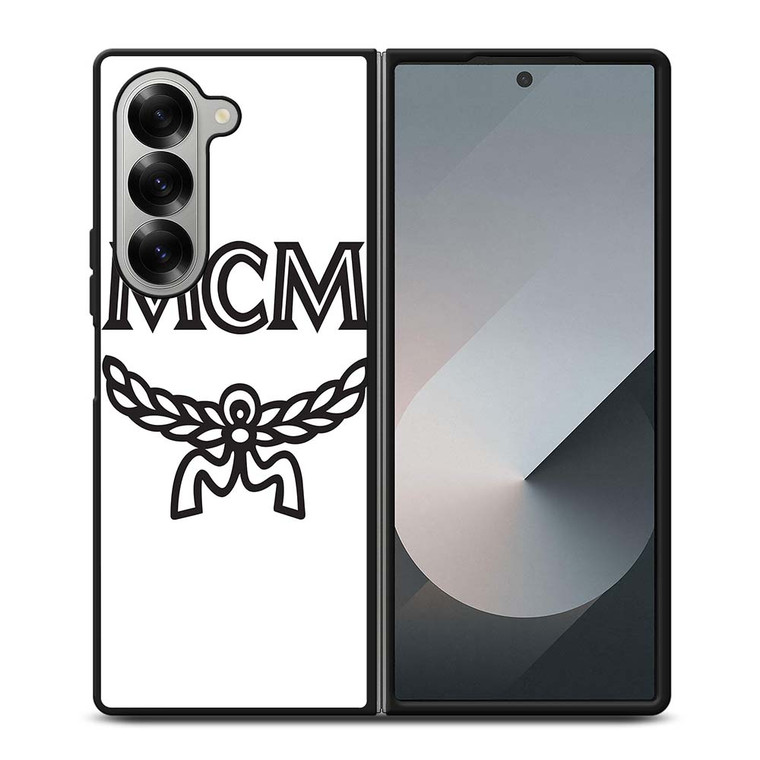MCM WORLDWIDE WHITE Samsung Galaxy Z Fold 6 Case Cover