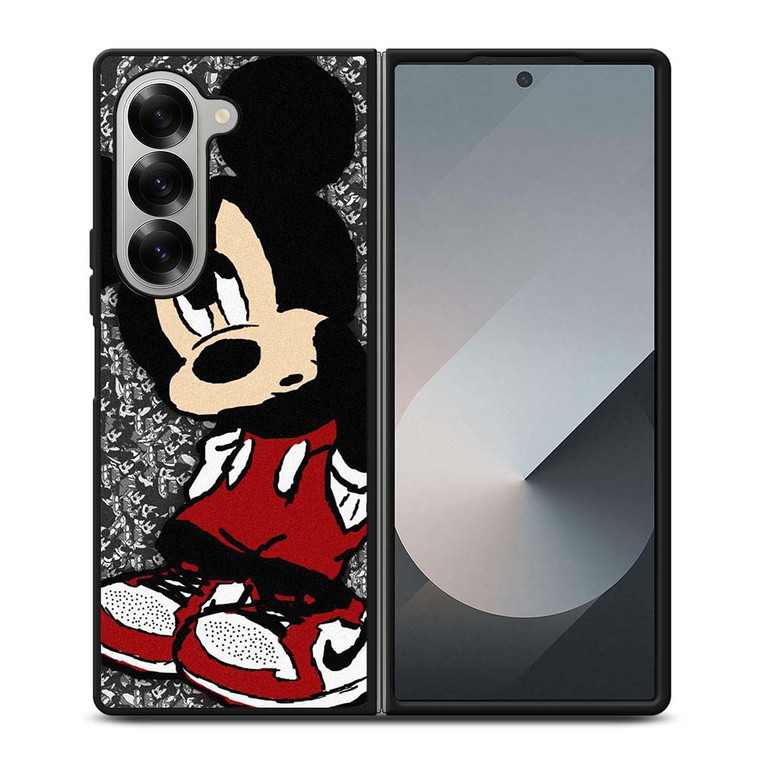 MIKCEY MOUSE DOPE AIR JORDAN Samsung Galaxy Z Fold 6 Case Cover