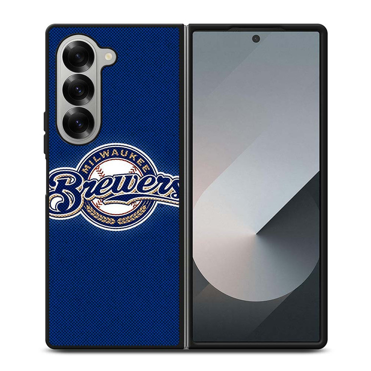 MILWAUKEE BREWERS MLB BASEBALL LOGO Samsung Galaxy Z Fold 6 Case Cover