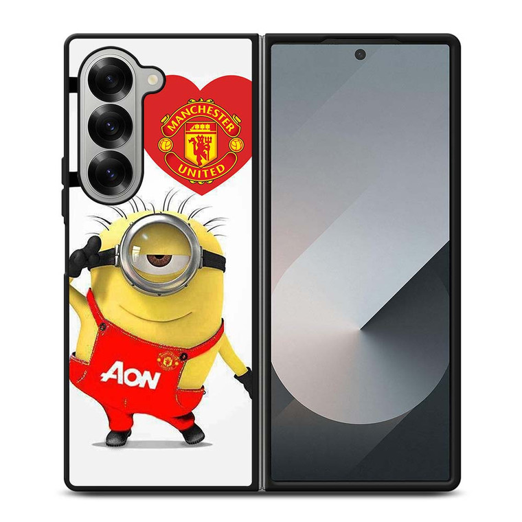 MINIONS LOVE MANCHESTER UNITED Samsung Galaxy Z Fold 6 Case Cover