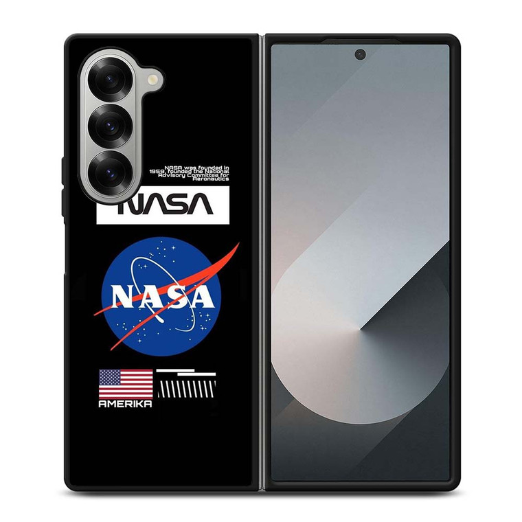 NASA AMERIKA LOGO Samsung Galaxy Z Fold 6 Case Cover