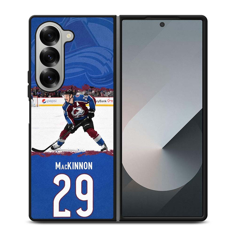 NATHAN MACKINNON COLORADO AVALANCHE HOCKEY Samsung Galaxy Z Fold 6 Case Cover