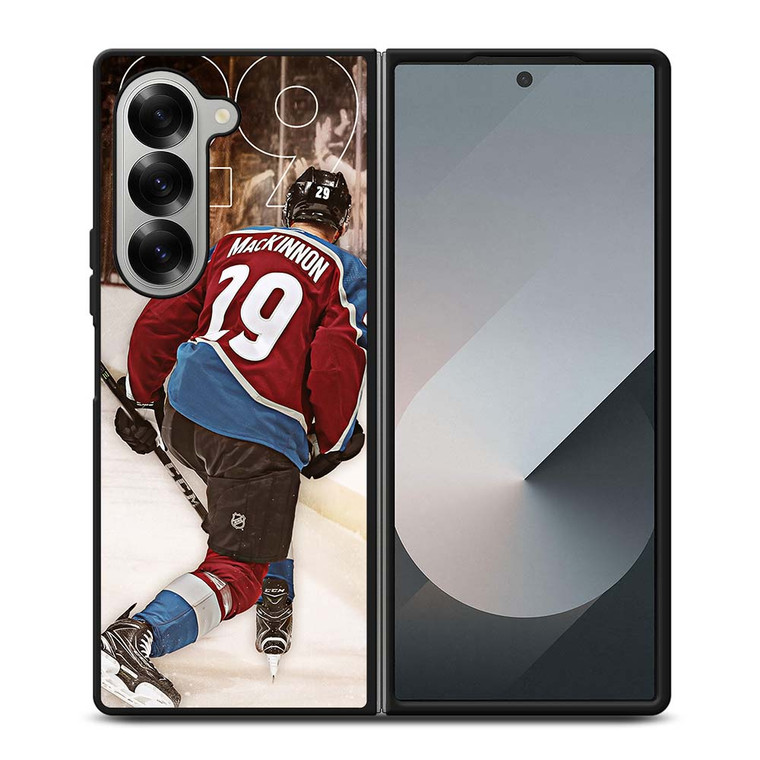 NATHAN MACKINNON COLORADO AVALANCHE Samsung Galaxy Z Fold 6 Case Cover