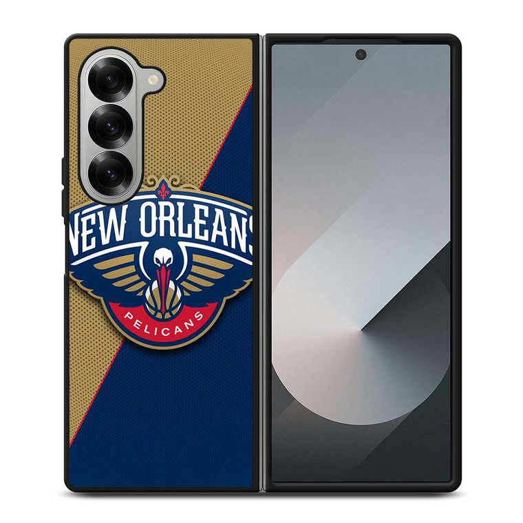 NEW ORLEANS PELICANS NBA BASKETBALL LOGO Samsung Galaxy Z Fold 6 Case Cover
