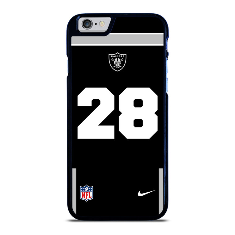 LAS VEGAS RAIDERS JOSH JACOBS 28 NFL NIKE iPhone 6 / 6S Case Cover