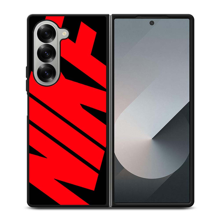 NIKE RED LOGO Samsung Galaxy Z Fold 6 Case Cover