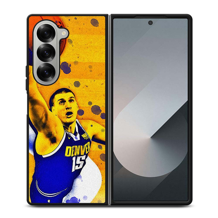 NIKOLA JOKIC DENVER NUGGETS 3 Samsung Galaxy Z Fold 6 Case Cover