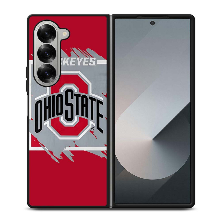 OHIO STATE BUCKEYES UNIVERSITY FOOTBALL LOGO Samsung Galaxy Z Fold 6 Case Cover