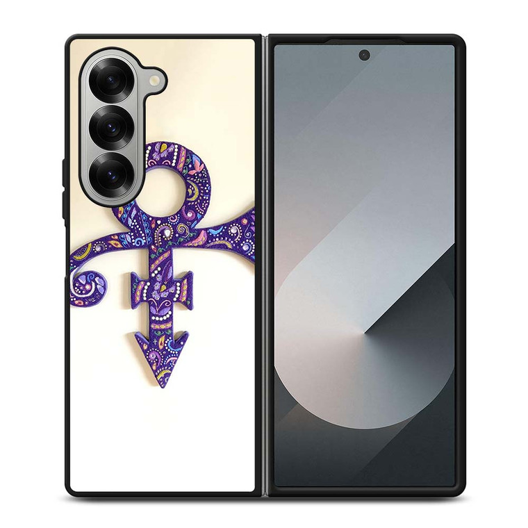 PRINCE PURPLE ART LOGO Samsung Galaxy Z Fold 6 Case Cover