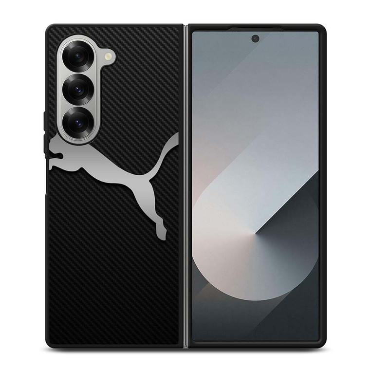PUMA LOGO CARBON Samsung Galaxy Z Fold 6 Case Cover