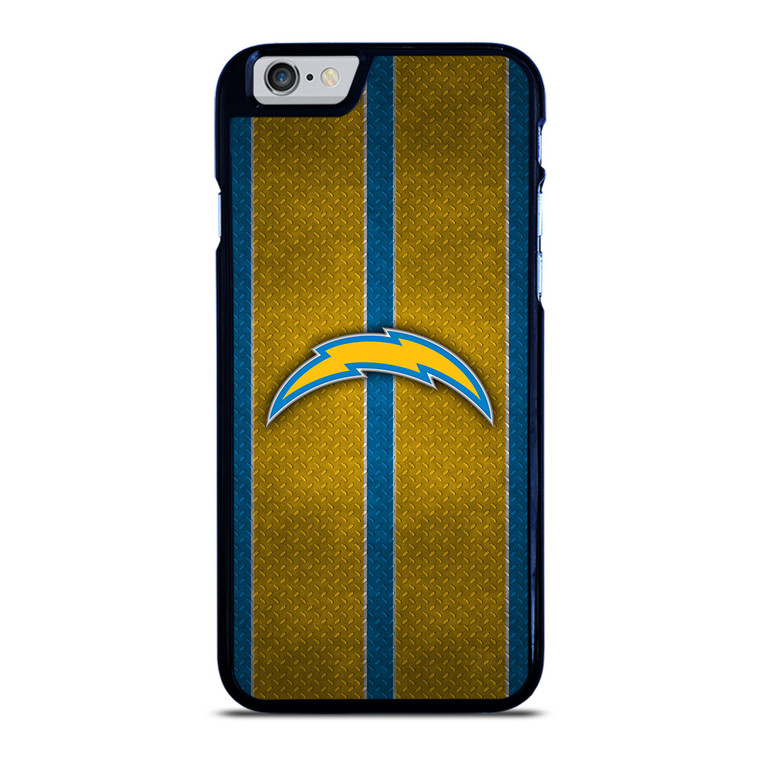 LOS ANGELES CHARGERS NFL METAL STRIPE iPhone 6 / 6S Case Cover