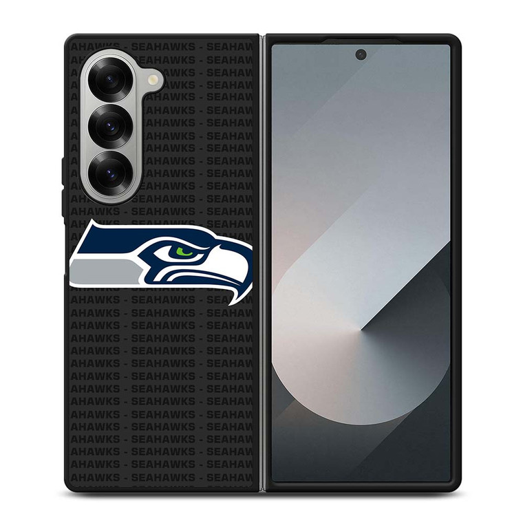 SEATTLE SEAHAWKS FOOTBALL TEXT Samsung Galaxy Z Fold 6 Case Cover