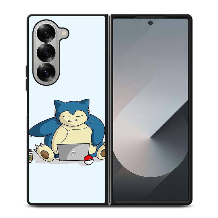 SNORLAX KABIGON POKEMON CUTE Samsung Galaxy Z Fold 6 Case Cover