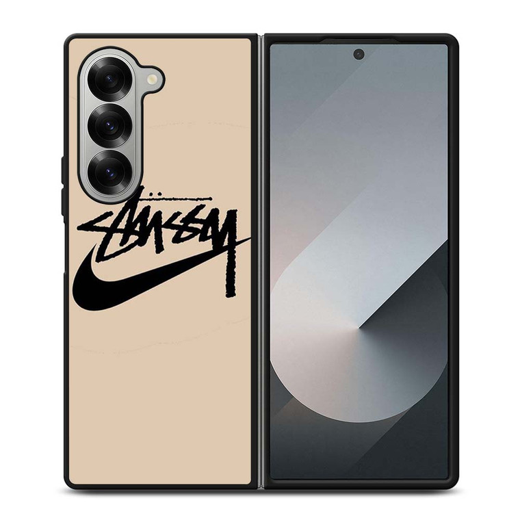 STUSSY NIKE BROWN Samsung Galaxy Z Fold 6 Case Cover