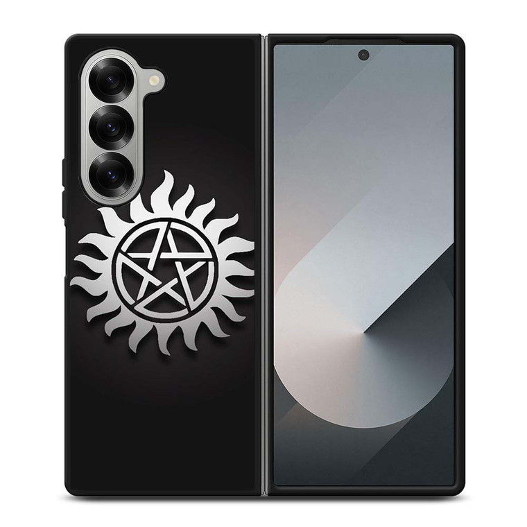 SUPERNATURAL METAL LOGO Samsung Galaxy Z Fold 6 Case Cover