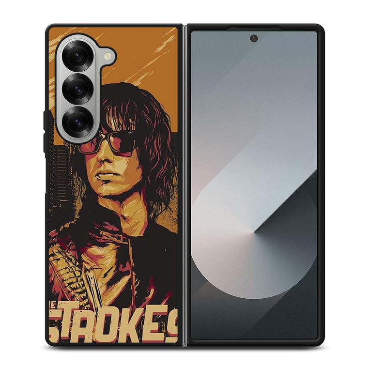 THE STROKES BAND VINTAGE POSTER Samsung Galaxy Z Fold 6 Case Cover