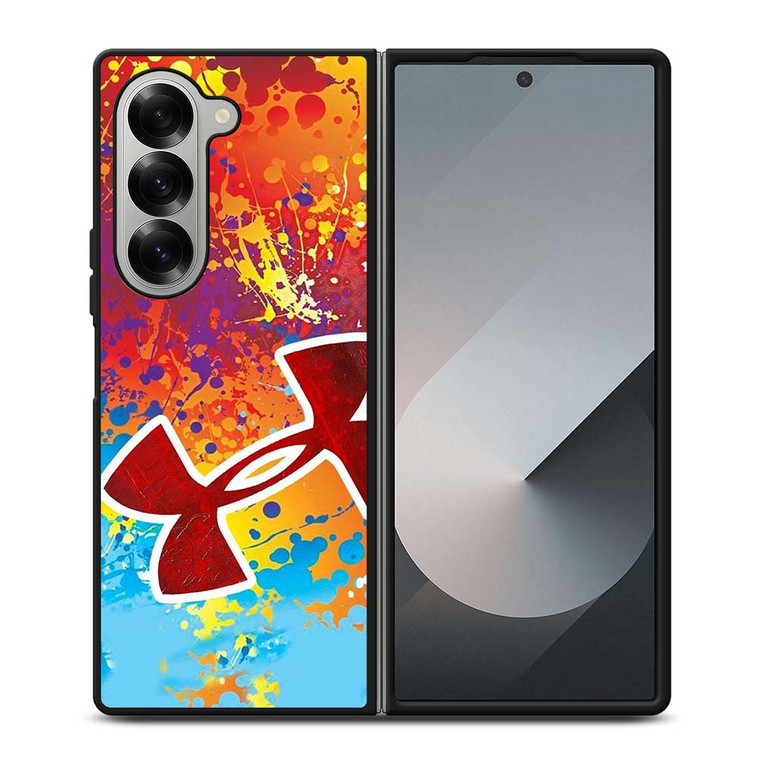 UNDER ARMOUR LOGO COLORFUL PAINT Samsung Galaxy Z Fold 6 Case Cover