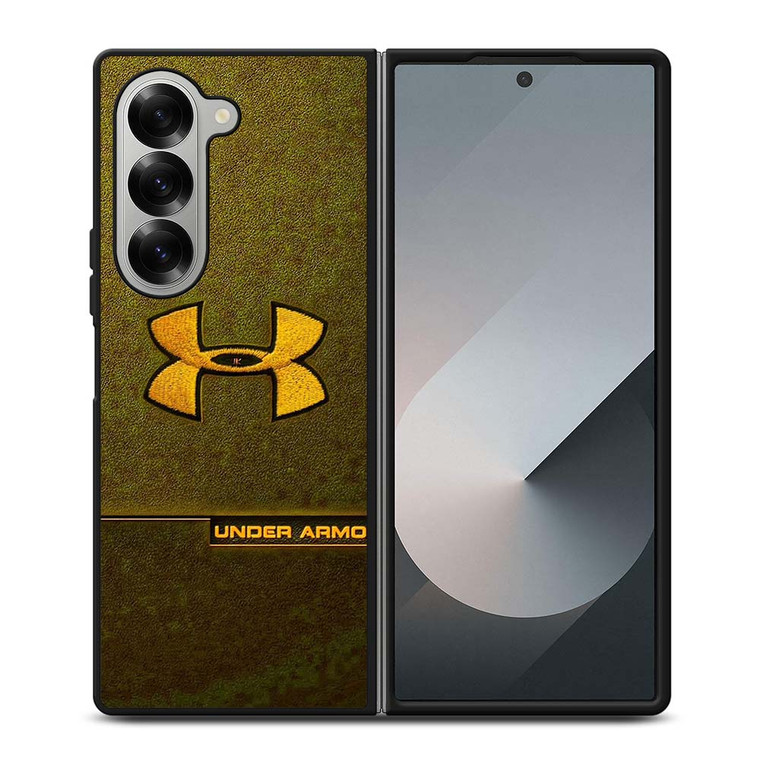 UNDER ARMOUR LOGO EMBROIDERY YELLOW Samsung Galaxy Z Fold 6 Case Cover