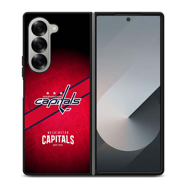 WASHINGTON CAPITALS NHL HOCKEY Samsung Galaxy Z Fold 6 Case Cover