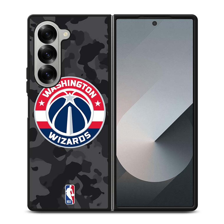 WASHINGTON WIZARDS BLACK CAMO Samsung Galaxy Z Fold 6 Case Cover