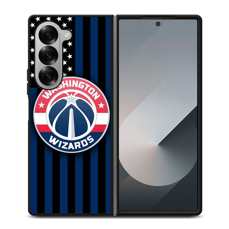 WASHINGTON WIZARDS NBA USA FLAG Samsung Galaxy Z Fold 6 Case Cover