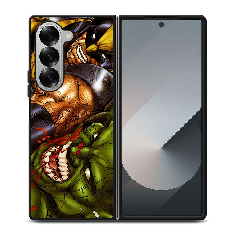WOLVERINES VS HULK Samsung Galaxy Z Fold 6 Case Cover
