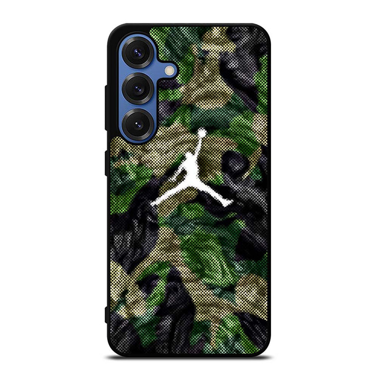AIR JORDAN GREEN CAMO Samsung Galaxy S25 Case Cover